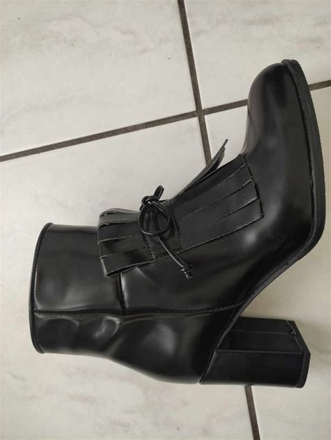 19v69 versace 1969 merinowolle lederstiefel handmade